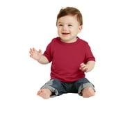 Port & Company &#174; Infant Core Cotton Tee. CAR54I - Red Size 18M