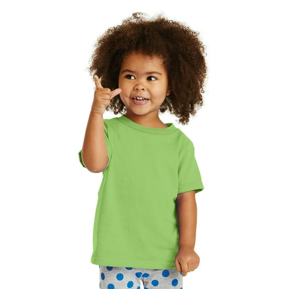 Port & Company ® Toddler Core Cotton Tee. CAR54T - Lime Size 2T