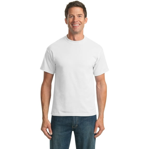 Port & Company 50/50 Cotton/Poly T-Shirt-4XL (White)
