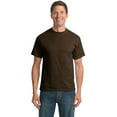 thumbnail image 1 of Port & Company - 50/50 Cotton/Poly T-Shirt. PC55 - XXX-Large - Brown, 1 of 2