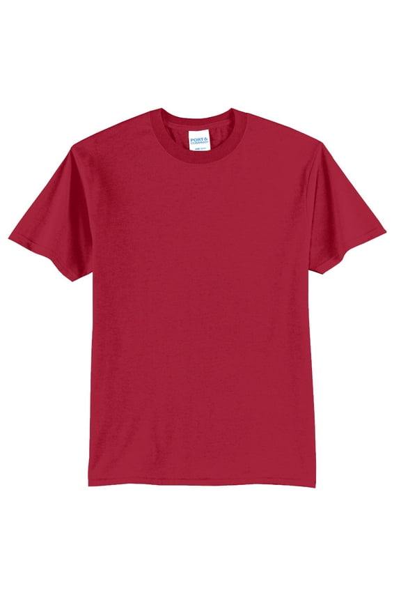 50/50 Cotton/Poly T-Shirt-XL (Red)