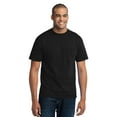 thumbnail image 1 of Port & Company 50/50 Cotton/Poly T-Shirt with Pocket, 2XL, Jet Black, 1 of 2