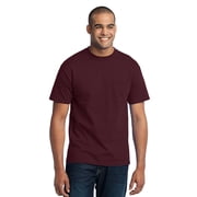 Port & Company 50/50 Cotton/Poly TShirt with Pocket (PC55P) Athletic Maroon, 4XL