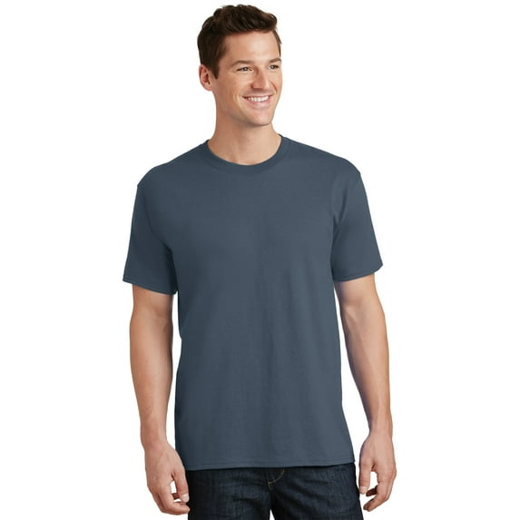 Port & Company 54oz 100% Cotton TShirt (PC54) Steel Blue, 2XL
