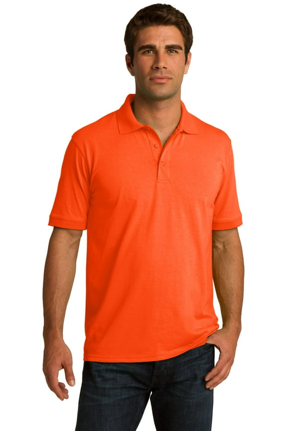 mpany 55 Ounce Jersey Knit Polo (KP55) Safety Orange, M