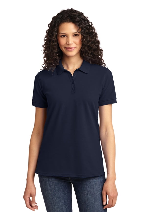 Adult Female Women Core Blend Pique Polo Shirt