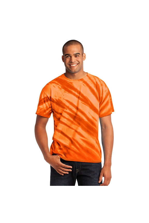 mpany Adult Male Men Tiger Stripe Tie-Dye T-Shirt