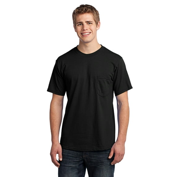 Port Company USA100P Men's All-American Tee with Pocket Tshirt