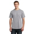 thumbnail image 1 of Port & Company USA100P All-American Pocket Tees, Athletic Heather - 4XL, 1 of 2