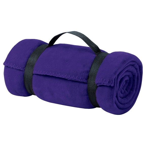 Port & Company BP10 Throw Men's Value Fleece Blanket with Strap