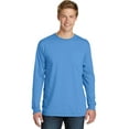 thumbnail image 1 of Port & Company Beach Wash Garment-Dyed Long Sleeve Pocket Tee, 1 of 5