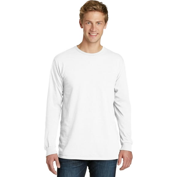 Port & Company Beach Wash Garment-Dyed Long Sleeve Tee