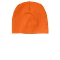 thumbnail image 1 of Port & Company Beanie Cap-One Size (Neon Orange), 1 of 2
