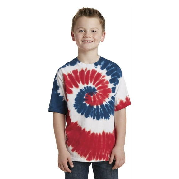 Port & Company Boy's Essential Tie-Dye Short Sleeve T-Shirt - PC147Y
