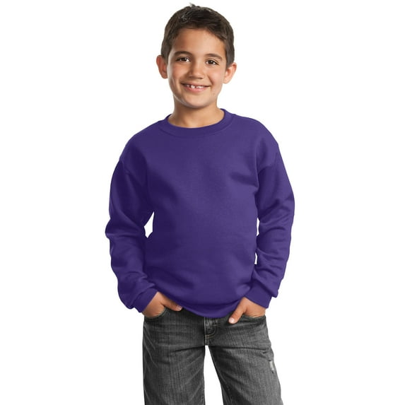 Port & Company Boys' Crewneck Sweatshirt