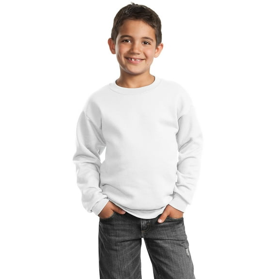 Port & Company Boys' Crewneck Sweatshirt