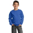 thumbnail image 1 of Port & Company Youth Core Fleece Crewneck SweatShirt PC90Y, 1 of 2