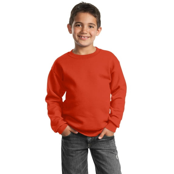 Port & Company Boys' Crewneck Sweatshirt