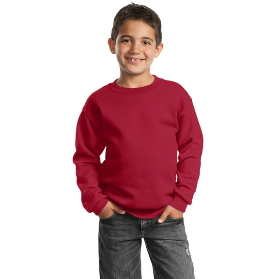 Port & Company Boys' Crewneck Sweatshirt