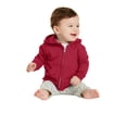 thumbnail image 1 of Port & Company CAR78IZH Infant Full-Zip Hooded Sweatshirt, 1 of 4
