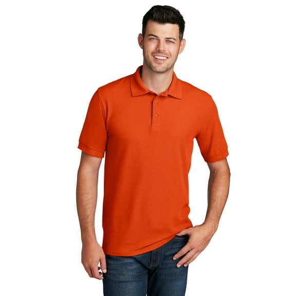 Port & Company Core Blend Pique Polo-3XL (Orange)