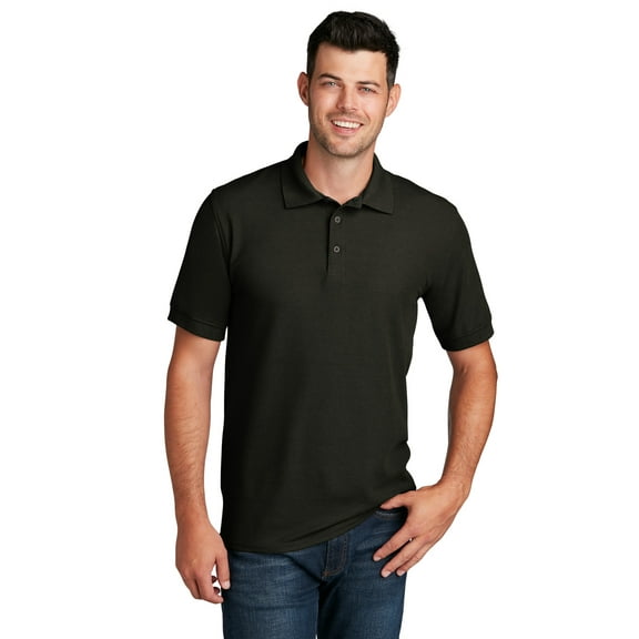 Port & Company Core Blend Pique Polo-4XL (Jet Black)
