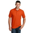 thumbnail image 1 of Port & Company Core Blend Pique Polo-4XL (Orange), 1 of 6