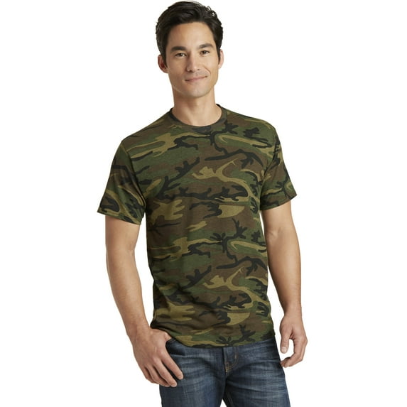 Port Company Core Cotton Camo Tee-S (Military Camo)
