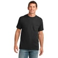 thumbnail image 1 of Port Company Core Cotton Pocket Tee-3XL (Jet Black), 1 of 6