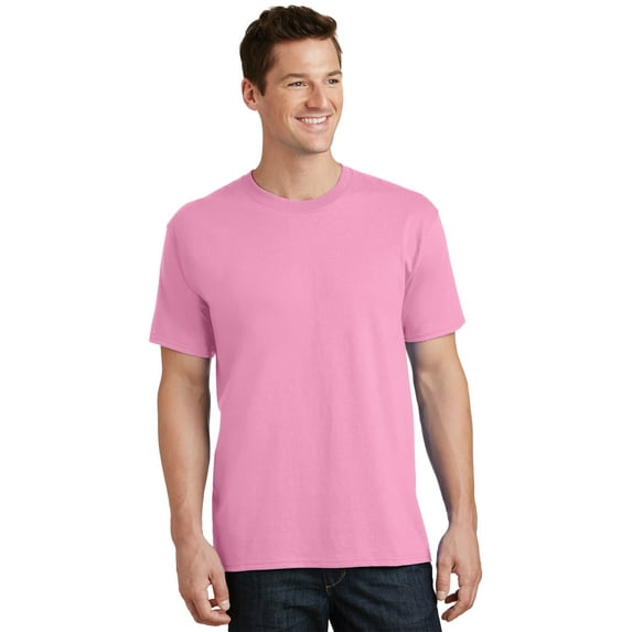 Port & Company - Core Cotton T-Shirt. PC54, Candy Pink, M