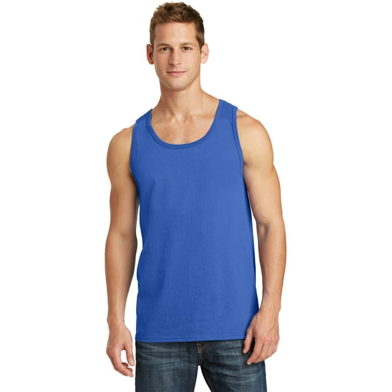 Port & Company Core Cotton Tank Top-3XL (Royal)