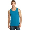 thumbnail image 1 of Port & Company Core Cotton Tank Top-M (Neon Blue), 1 of 6