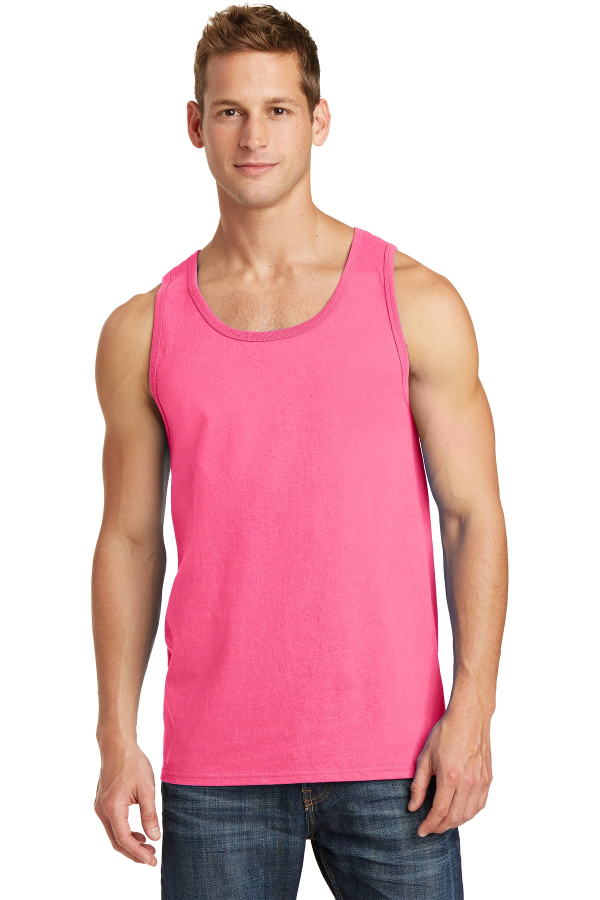 pink tank shirt