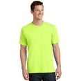thumbnail image 1 of Port & Company Boys 5.4-oz 100% Cotton T-Shirt, Small, Neon Yellow, 1 of 2