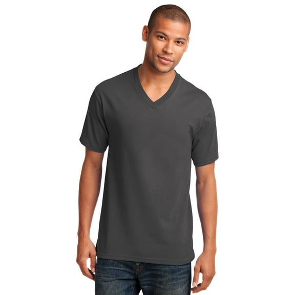 Port & Company ® Core Cotton V-Neck Tee. PC54V