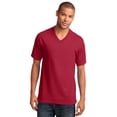thumbnail image 1 of Port & Company Core Cotton V-Neck Tee, 1 of 1