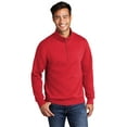 thumbnail image 1 of Port & Company Core Fleece 1/4-Zip Pullover Sweatshirt PC78Q, 1 of 11