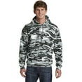 thumbnail image 1 of Port & Company Core Fleece Camo Pullover Hooded Sweatshirt-L (Winter Camo), 1 of 6