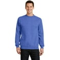 thumbnail image 1 of Port & Company Core Fleece Crewneck Sweatshirt-M (Heather Royal), 1 of 6