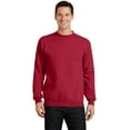 thumbnail image 1 of Port & Company Core Fleece Crewneck Sweatshirt-S (Red), 1 of 6