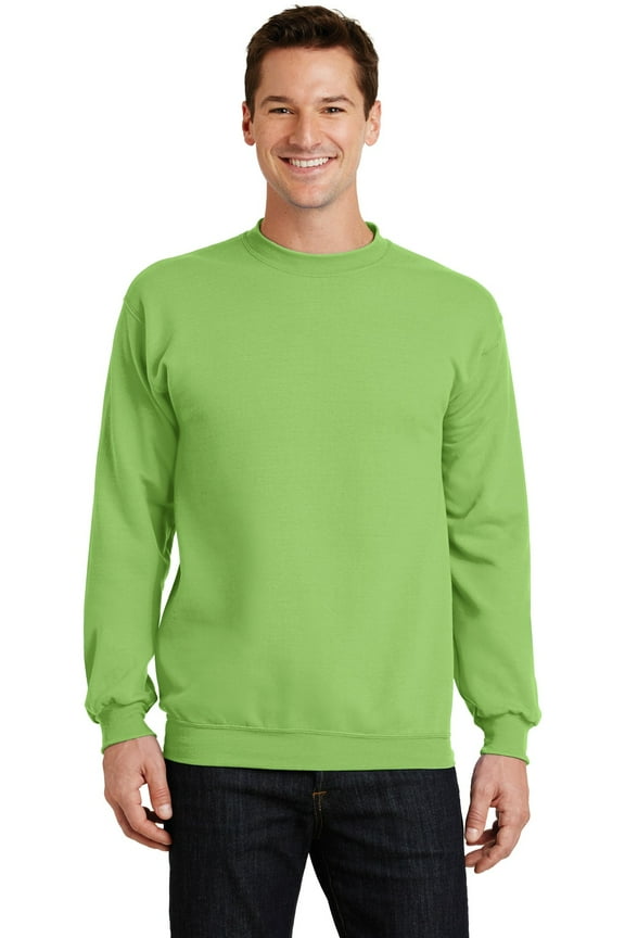 Core Fleece Crewneck Sweatshirt-XL (Lime)
