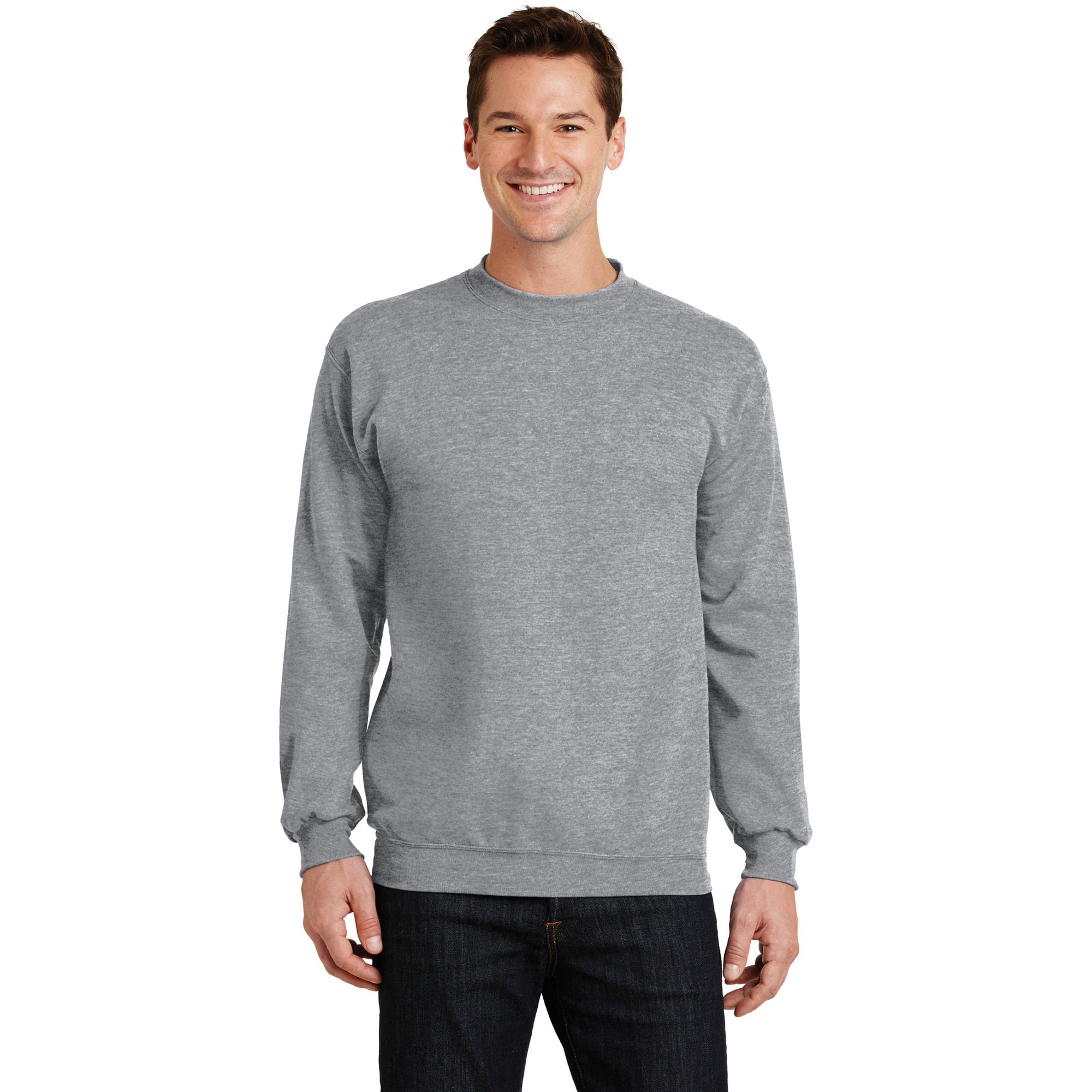 Port u0026 Company - Core Fleece Crewneck Sweatshirt - Walmart.com
