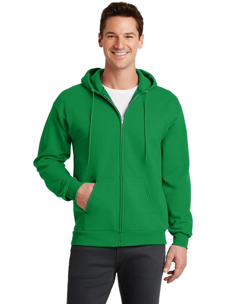 Port & Company Core Fleece Full Zip Hooded Sweatshirt-4XL (Clover