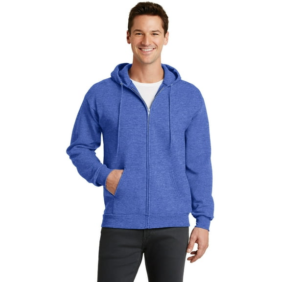 Port & Company ® - Core Fleece Full-Zip Hooded Sweatshirt. PC78ZH