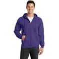 thumbnail image 1 of Port & Company ® - Core Fleece Full-Zip Hooded Sweatshirt. PC78ZH, 1 of 6