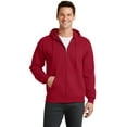 thumbnail image 1 of Port & Company ® - Core Fleece Full-Zip Hooded Sweatshirt. PC78ZH, 1 of 6