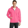 thumbnail image 1 of Port & Company ® - Core Fleece Full-Zip Hooded Sweatshirt. PC78ZH, 1 of 6