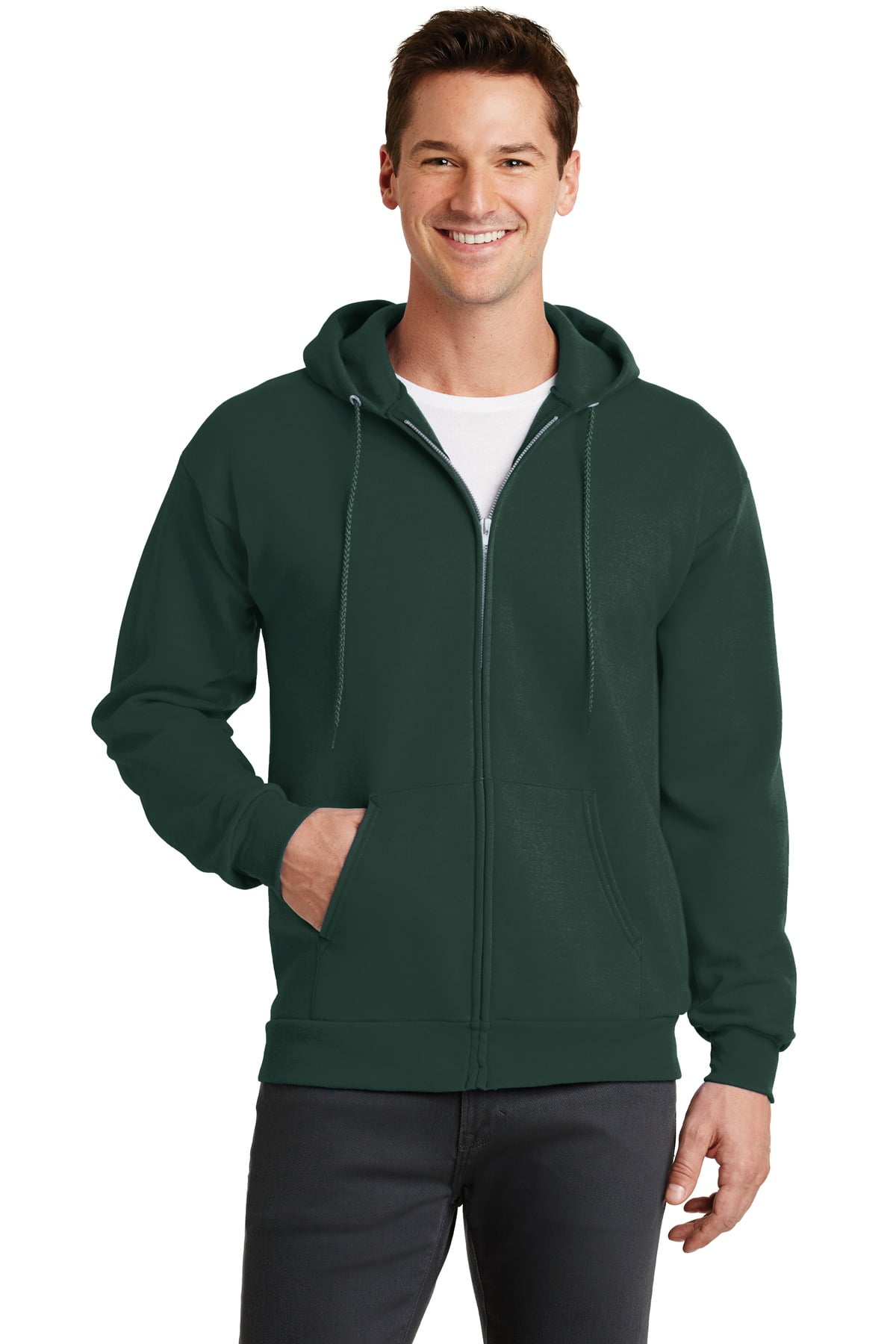 Port & Company - Core Fleece Full-Zip Hooded Sweatshirt 