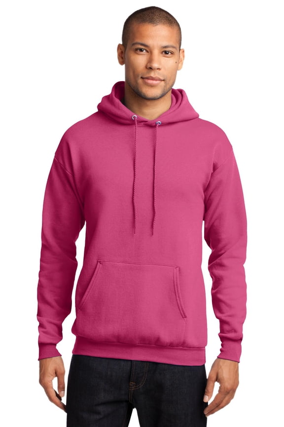 Core Fleece Pullover Hooded Sweatshirt-M (Sangria)