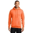 thumbnail image 1 of Port & Company - Core Fleece Pullover Hooded Sweatshirt. PC78H - 4XL Neon Orange, 1 of 2